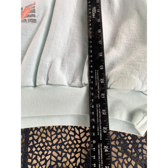 Vintage 80s Grey and orange Gotcha Upstreet Downhill Skate Sweatshirt Size L -XL - Picture 7 of 7